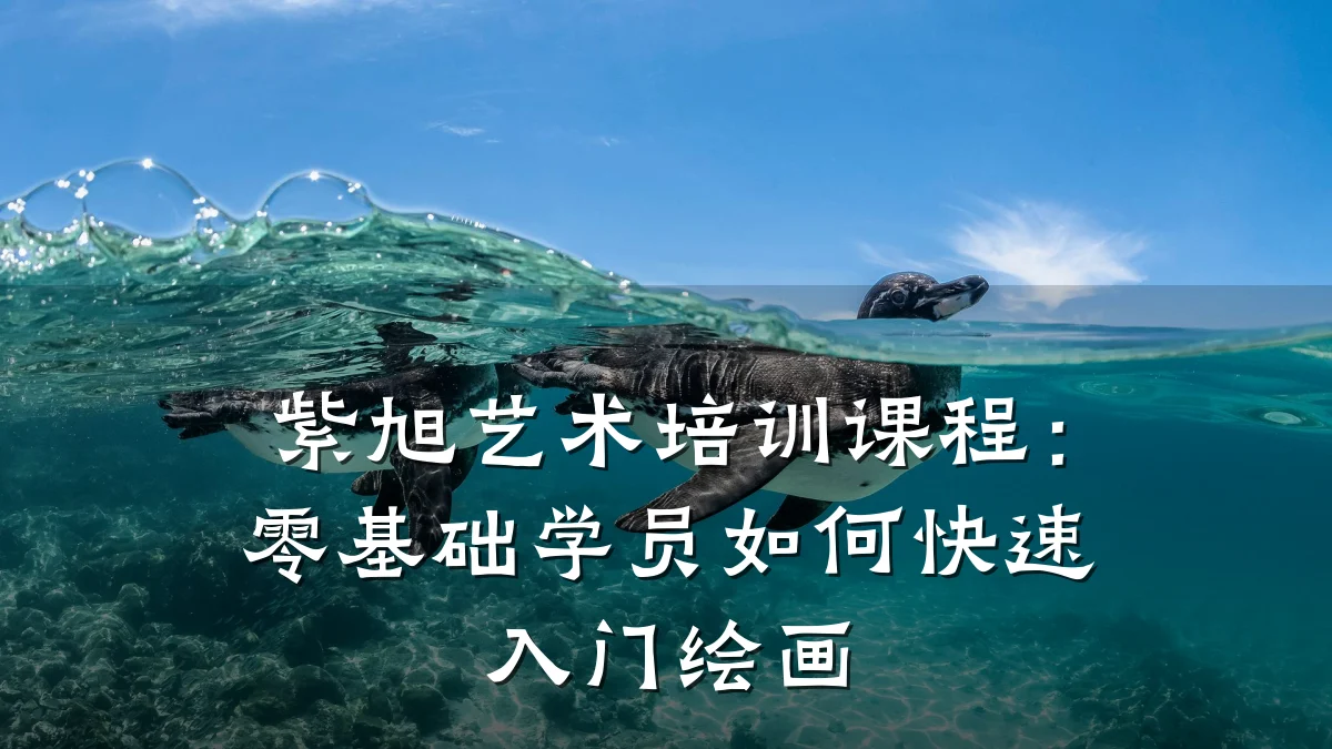 紫旭艺术培训课程：零基础学员如何快速入门绘画