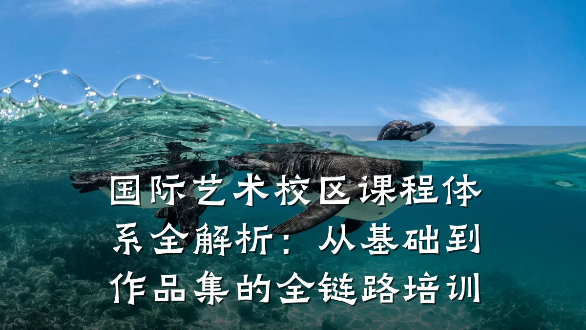 国际艺术校区课程体系全解析：从基础到作品集的全链路培训