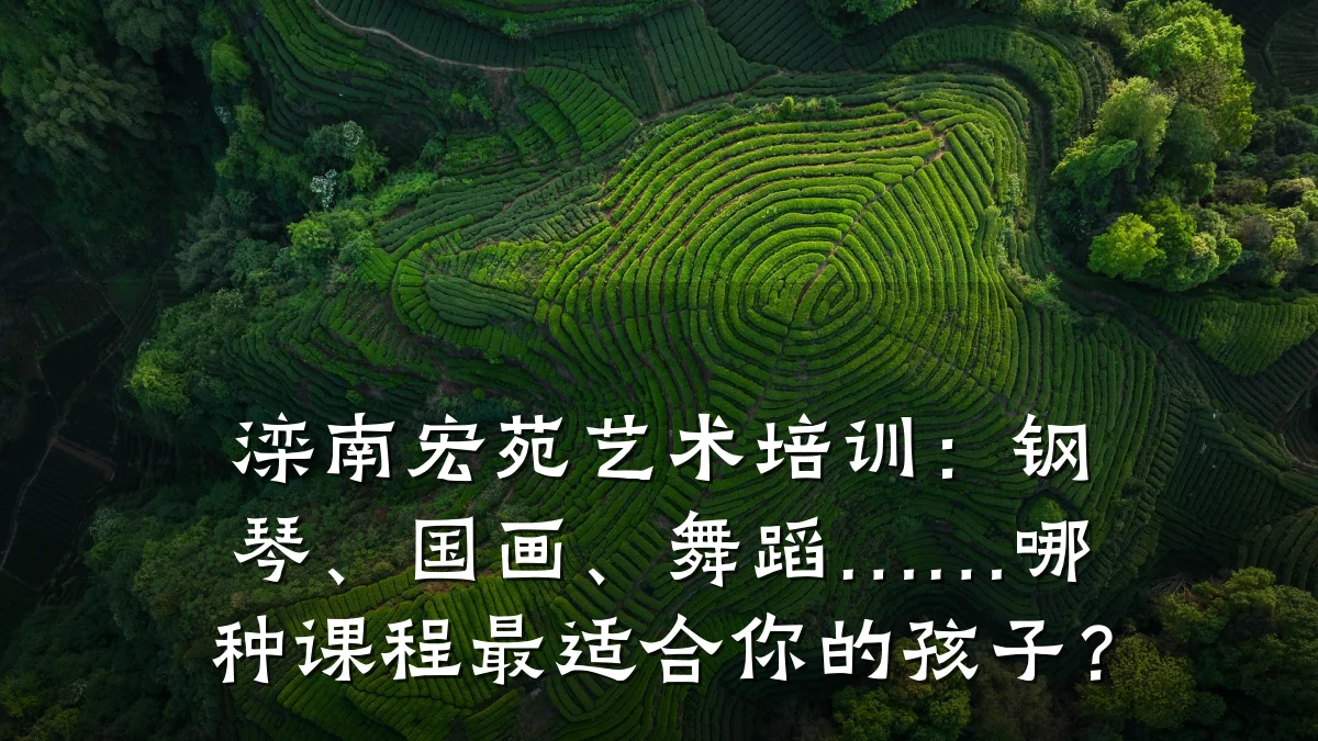 滦南宏苑艺术培训：钢琴、国画、舞蹈……哪种课程最适合你的孩子？