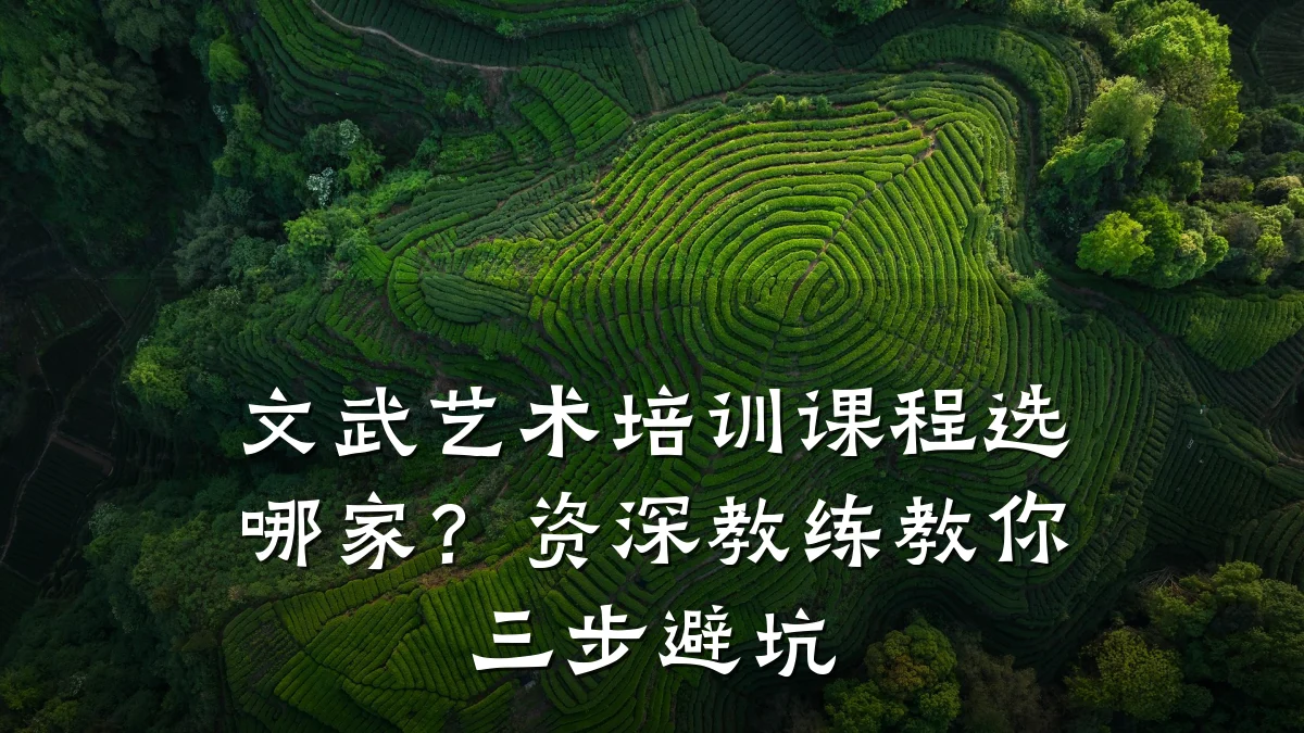 文武艺术培训课程选哪家？资深教练教你三步避坑