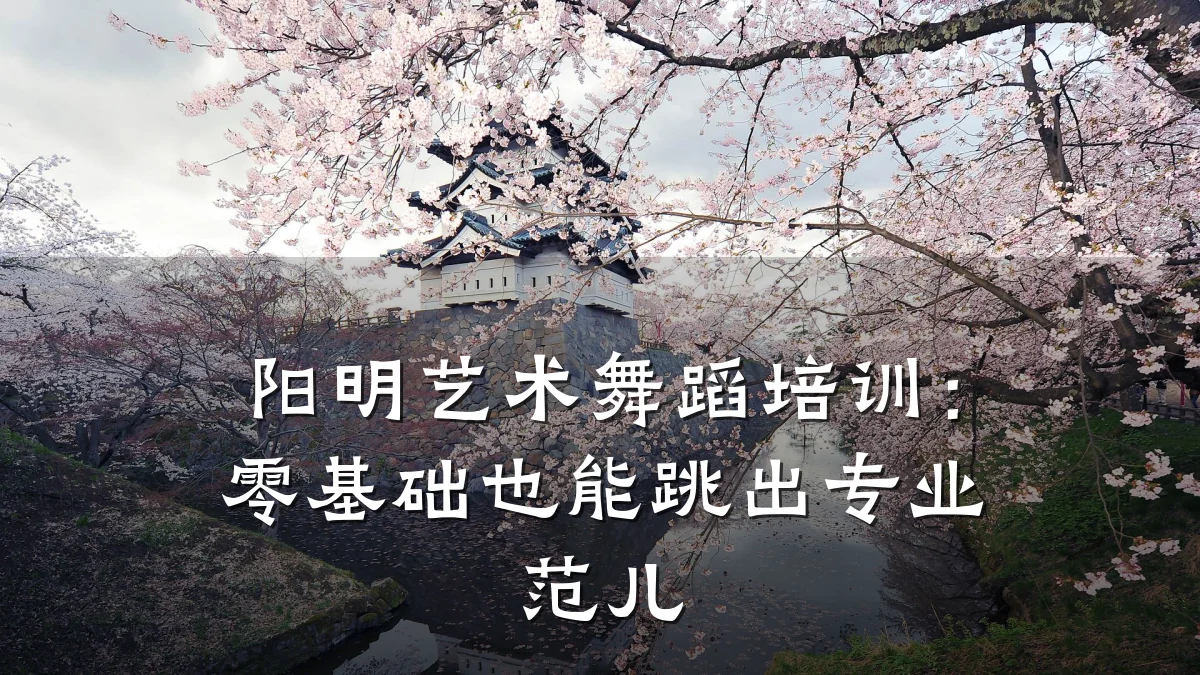 阳明艺术舞蹈培训：零基础也能跳出专业范儿