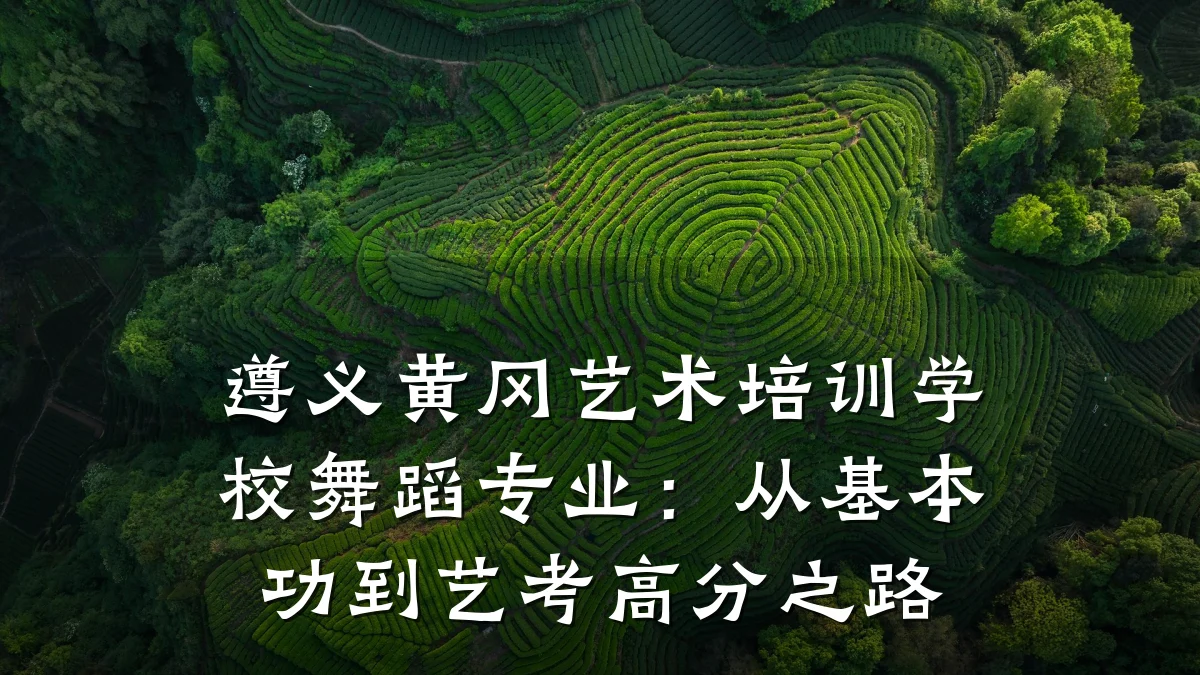 遵义黄冈艺术培训学校舞蹈专业：从基本功到艺考高分之路